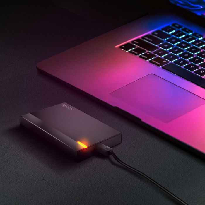 Protection pour disque dur Aisens ASE-2524B Noir 2,5" 2 Protection pour disque dur Aisens ASE-2524B Noir 2,5" 2