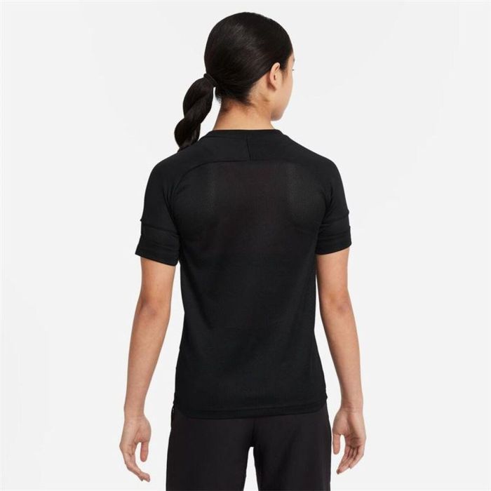 T shirt à manches courtes Enfant Nike Dri-Fit Academy Girls Noir 5-6 Ans 5