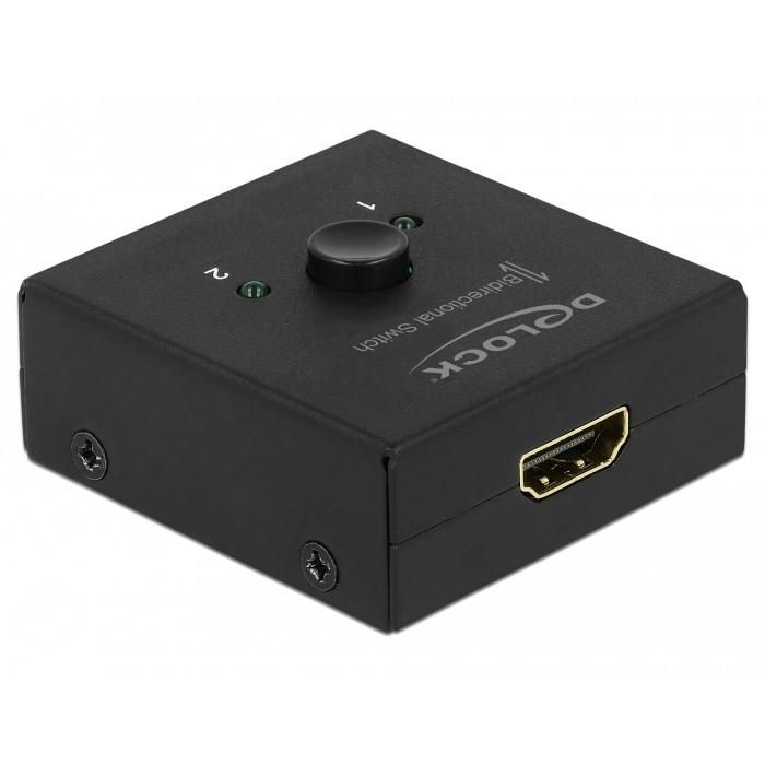 DELOCK HDMI 2 - 1 Umschalter bidirektional 4K 60 Hz kompakt 0 DELOCK HDMI 2 - 1 Umschalter bidirektional 4K 60 Hz kompakt 0