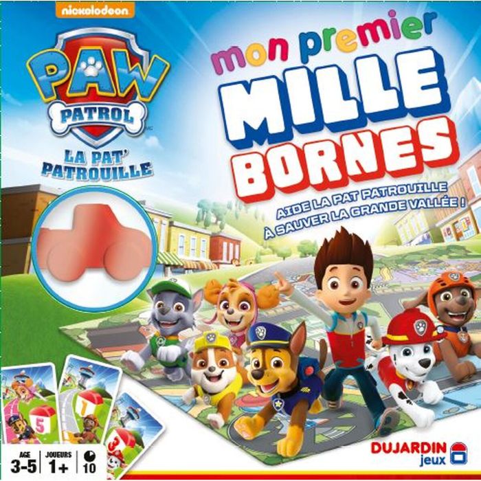 Jeu de société Dujardin Mille Bornes Pat Patrol (FR) 2