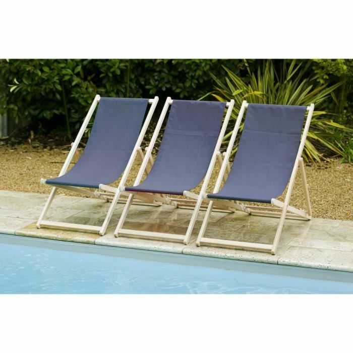 Chaise longue Jardin Prive MONTE CARLO 1
