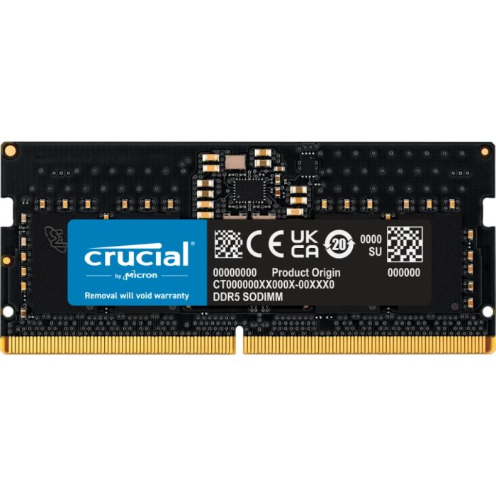 Mémoire RAM Crucial CT8G56C46S5 8 GB DDR5 5600 MHz CL46 2 Mémoire RAM Crucial CT8G56C46S5 8 GB DDR5 5600 MHz CL46 2