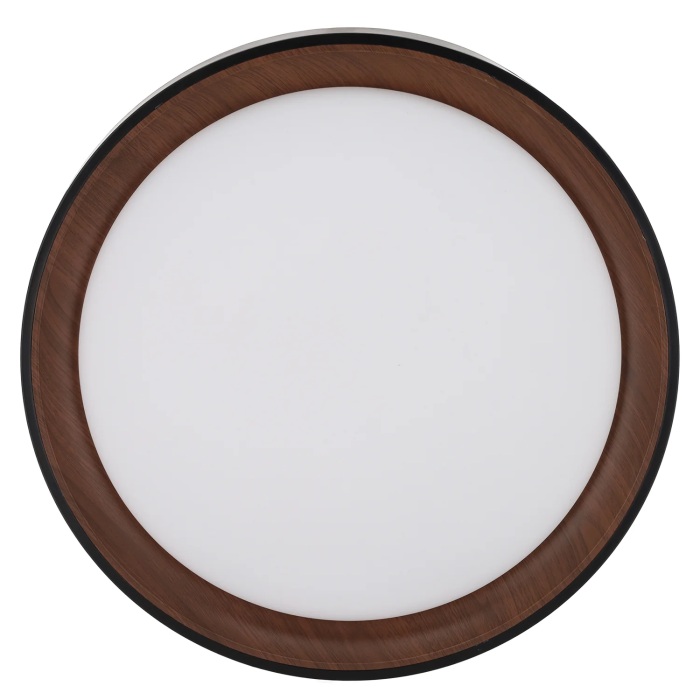 Plafonnier LED Décoratif 40W CCT (3000K-6000K) avec Télécommande, Finition Noire 4