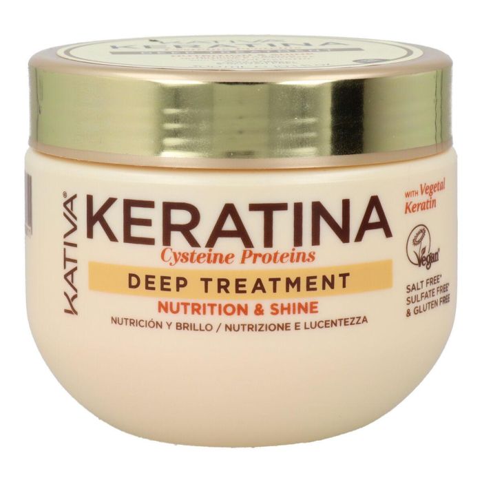 Masque nourrissant pour cheveux Kativa Keratina Deep 300 ml