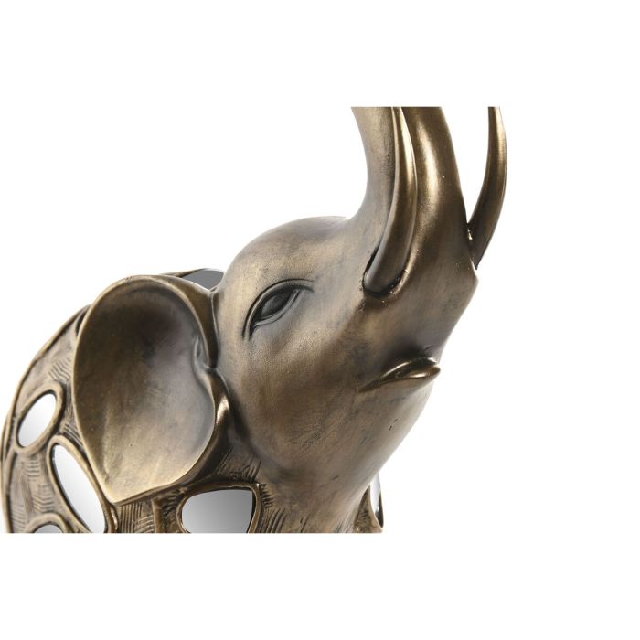 Figurine Décorative Home ESPRIT Bronze Eléphant 22,5 X 10,5 X 37,5 CM 2 Figurine Décorative Home ESPRIT Bronze Eléphant 22,5 X 10,5 X 37,5 CM 2