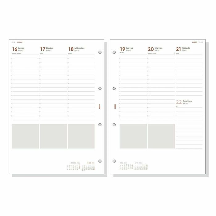 Recharge pour agenda Finocam OPEN R4099 A4 2026 21 x 29,7 cm 3
