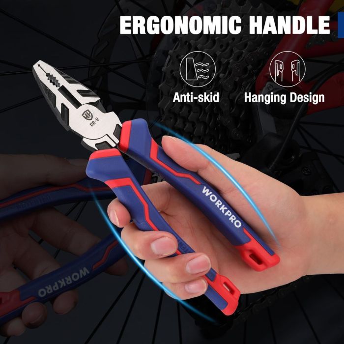 Pinces Workpro 200 mm 4