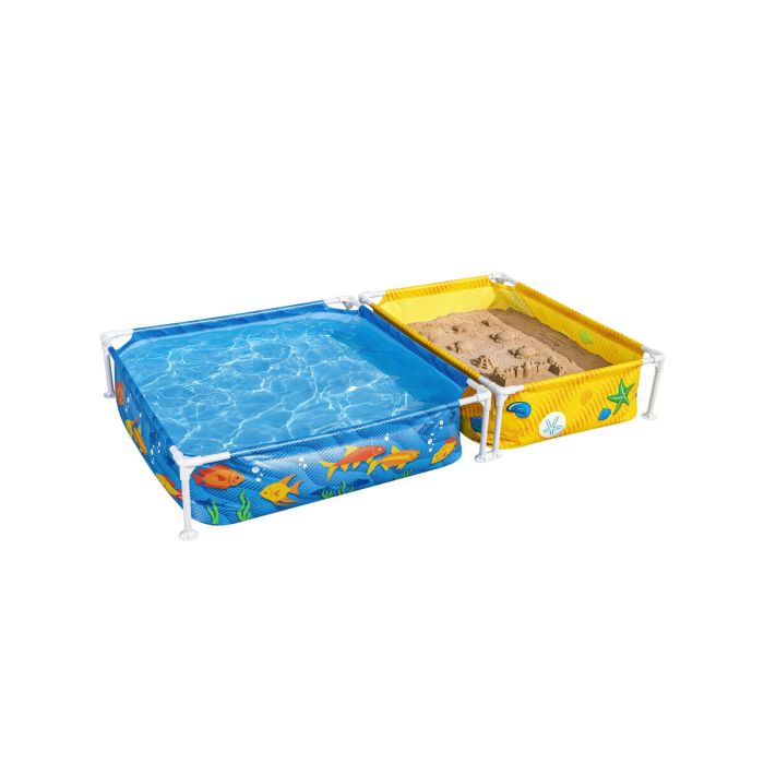 Bestway Piscine Rigide Enfant Avec Bac à Sable 213x122x30,5 cm +2 ans Jardin 00561 13 Bestway Piscine Rigide Enfant Avec Bac à Sable 213x122x30,5 cm +2 ans Jardin 00561 13
