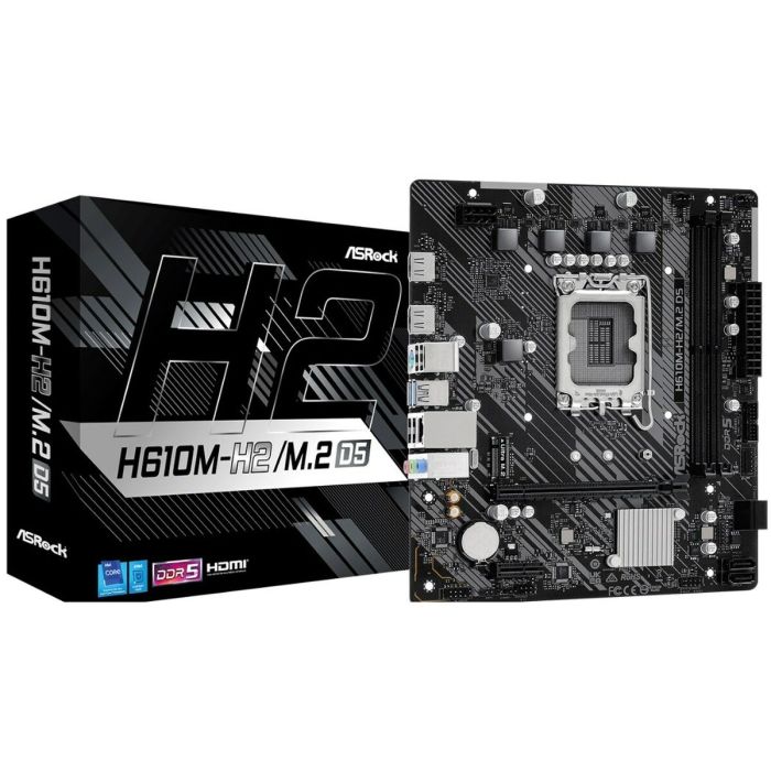 Carte Mère ASRock 90-MXBML0-A0UAYZ LGA 1700 INTEL H610 0 Carte Mère ASRock 90-MXBML0-A0UAYZ LGA 1700 INTEL H610 0