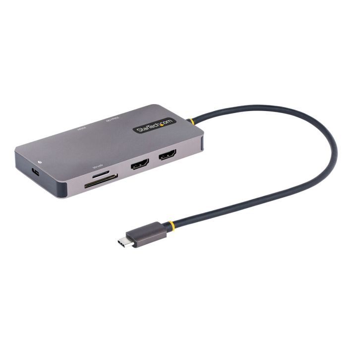 Hub USB Startech 120B-USBC-MULTIPORT Gris 15 W 0 Hub USB Startech 120B-USBC-MULTIPORT Gris 15 W 0
