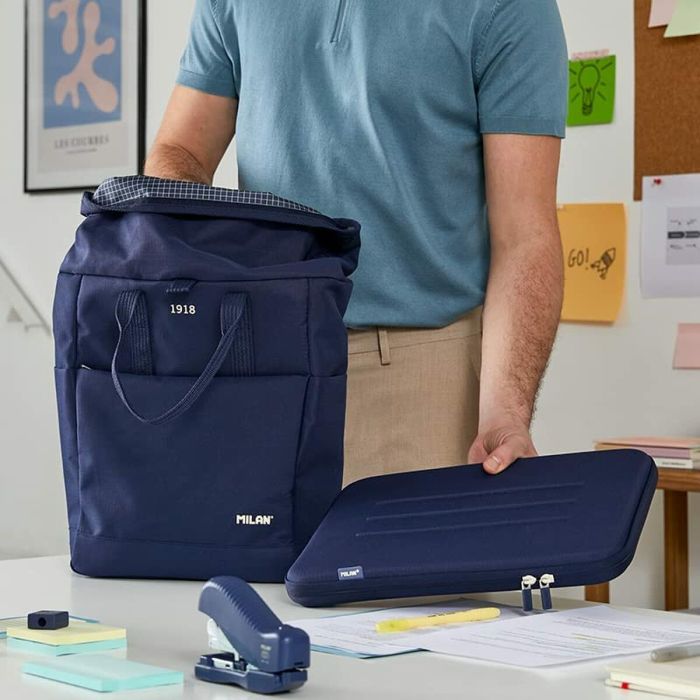 Sac à dos Casual Milan Blue marine 10 L 42 x 29 x 11 cm 4 Sac à dos Casual Milan Blue marine 10 L 42 x 29 x 11 cm 4