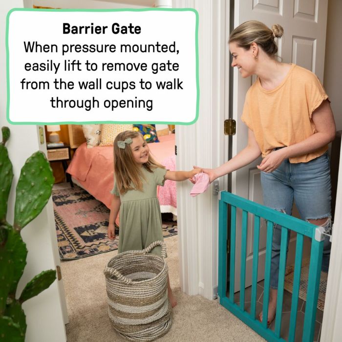 Barrière de sécurité Ingenuity Marron 76-91 cm 6 Barrière de sécurité Ingenuity Marron 76-91 cm 6