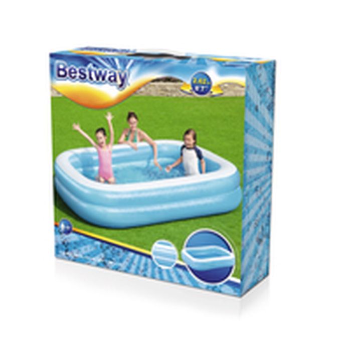 Pataugeoire gonflable pour enfants Bestway Multicouleur 262 x 175 x 51 cm 5