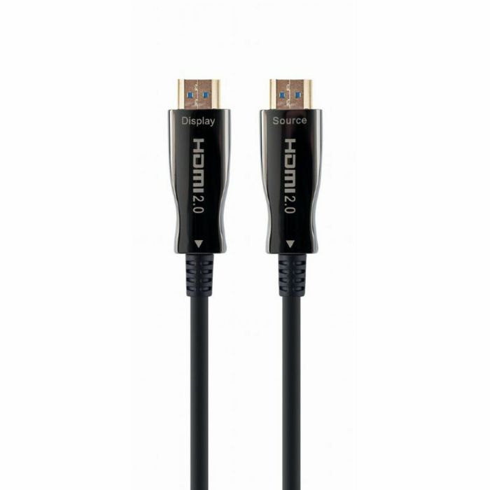 Câble HDMI GEMBIRD CCBP-HDMI-AOC-20M-02 Noir 20 m 1 Câble HDMI GEMBIRD CCBP-HDMI-AOC-20M-02 Noir 20 m 1