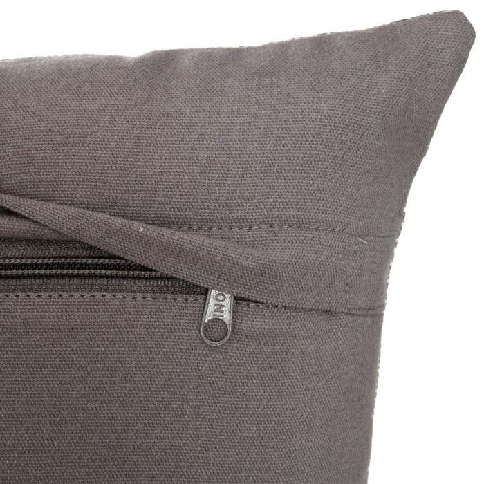 Coussin Atmosphera Otto Gris Coton (50 x 30 cm) 2