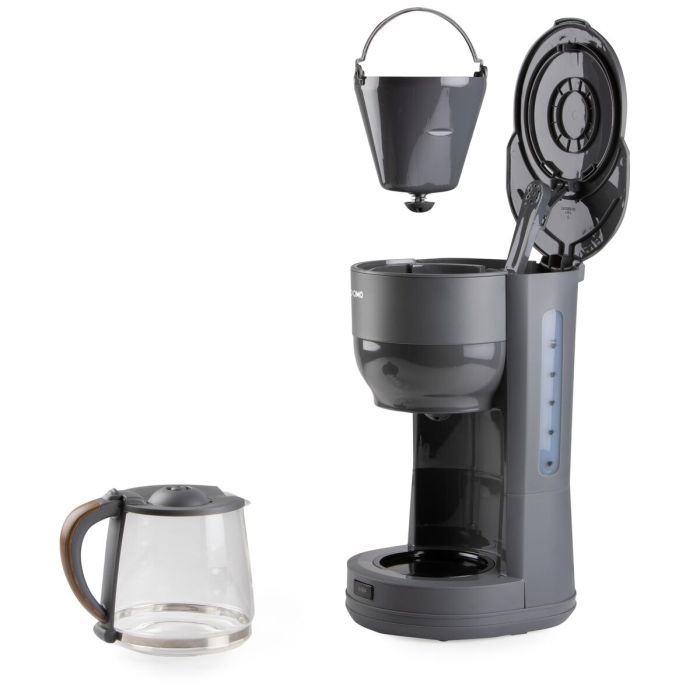 Cafetière goutte à goutte DOMO DO754K Gris 900 W 10 Tasses 1,25 L 5 Cafetière goutte à goutte DOMO DO754K Gris 900 W 10 Tasses 1,25 L 5