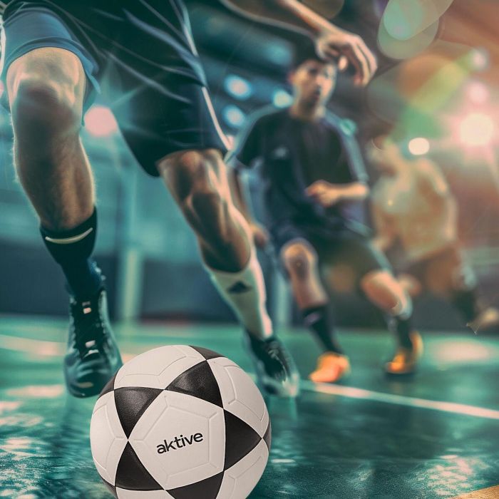 Ballon de Football Aktive Taille 4 20 x 20 x 20 cm 12 Unités 5