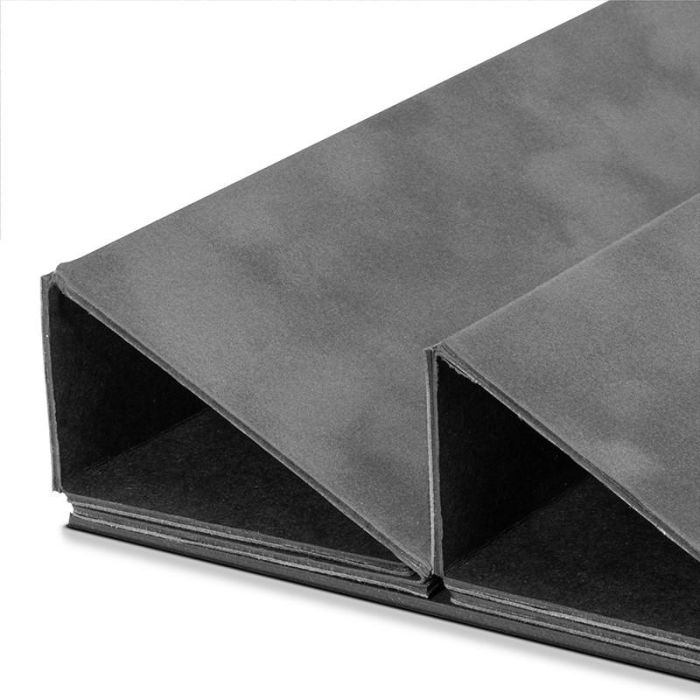 Accesorio P/Gafas Para Bandeja Belapost 181X181Mm H30 Terciopelo Antracita Herrajes Alk 1