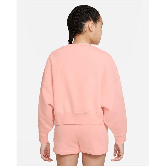 Sweat-shirt sans capuche fille Nike Sportswear Trend Rose 3