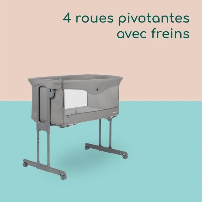 BEBECONFORT AMARA, Cododo, pliant, 2 en 1, Berceau confortable, 4 roues, pliage rapide, 0-6mois,0 a 9kg, tinted graphite 2 BEBECONFORT AMARA, Cododo, pliant, 2 en 1, Berceau confortable, 4 roues, pliage rapide, 0-6mois,0 a 9kg, tinted graphite 2