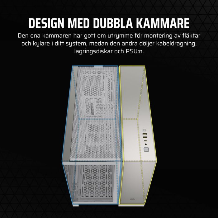 Boîtier ATX semi-tour Corsair Blanc 7 Boîtier ATX semi-tour Corsair Blanc 7