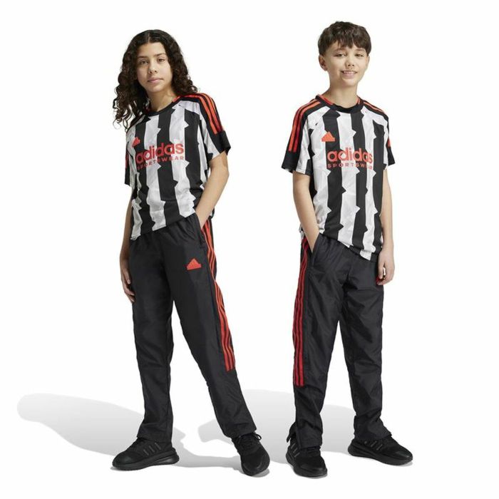 Pantalon de sport long Adidas Tiro Woven Noir Unisexe 4