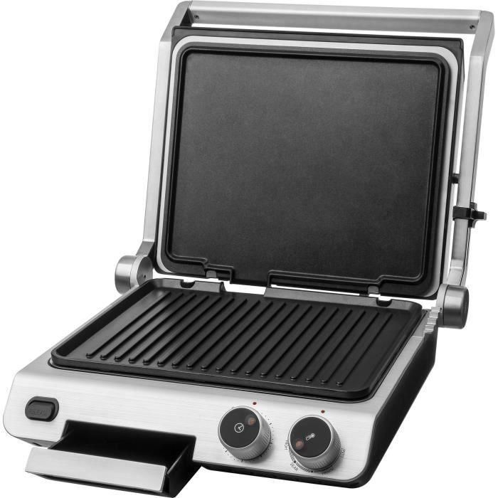 SENCOR SBG 5030BK Grill de contact 2000 W Noir, plaques antiadhésives, 3 positions, bac à huile amovible, minuteur 30 min SENCOR SBG 5030BK Grill de contact 2000 W Noir, plaques antiadhésives, 3 positions, bac à huile amovible, minuteur 30 min