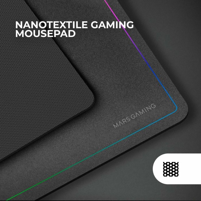 clavier et souris Mars Gaming MCP124PROES Noir Multicouleur Espagnol Qwerty 2