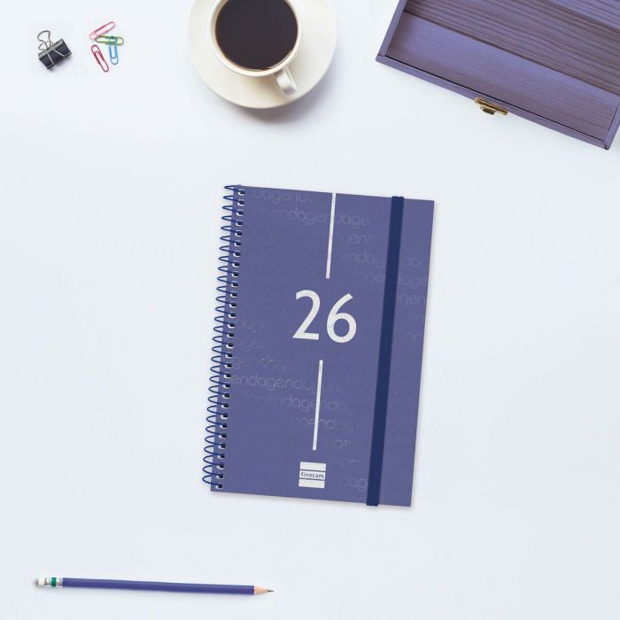 Agenda Finocam YEAR Bleu 11,7 x 18,1 cm 2026 5