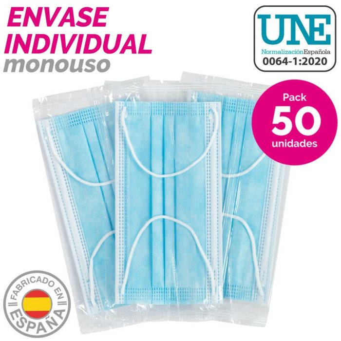 Boîte de masques hygiéniques SensiKare 50 Pièces (12 Unités) 6