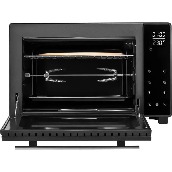 SENCOR Mini-Four Multifonction 35 L 1700 W (SEO 3250BK) avec 9 Programmes, Panneau Tactile et Accessoires - Noir