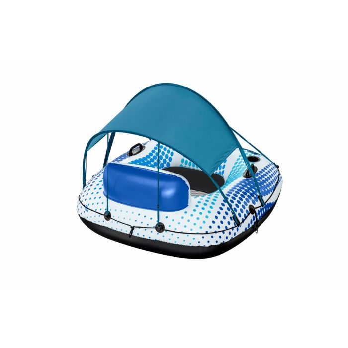 Bestway Bouée Gonflable avec Poignées Rapid Rider avec Parasoleil D137 cm Plage et Piscine 43725 14
