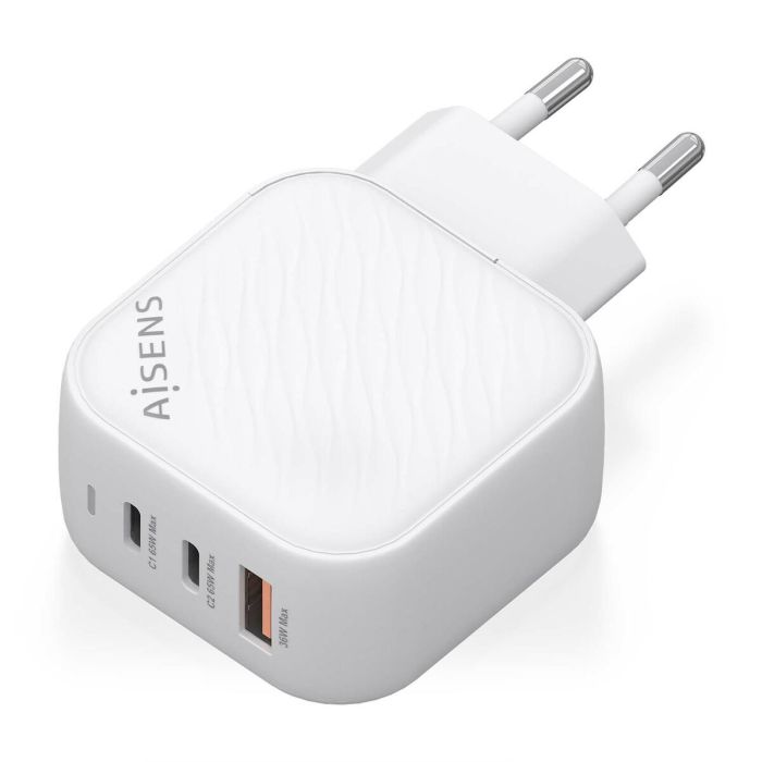 Chargeur mural Aisens ASCH-65W3P026-W Blanc 65 W (1 Unité) 3