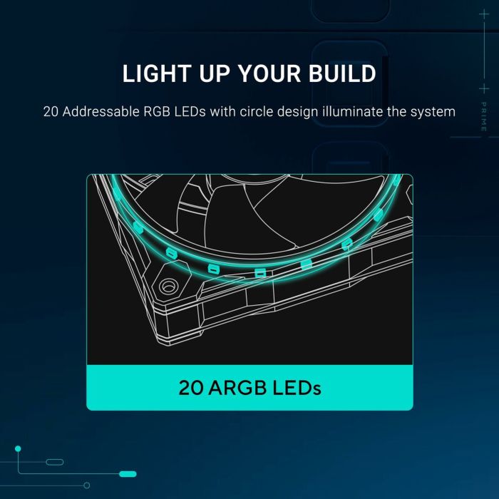 Ventillateur de cabine Asus 90DA00I0-B09020 Ø 12 cm (3 Unités)