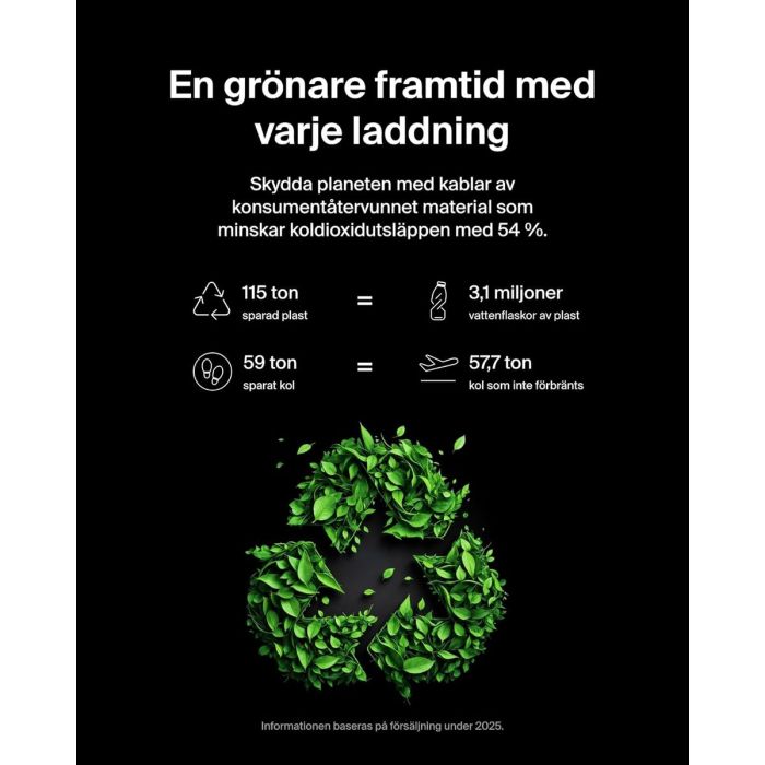 Câble USB vers Lightning Belkin CAB025HQ2MBK Noir 2 m 1