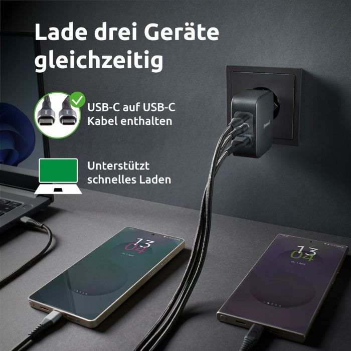 Chargeur mural INTENSO GaN W100ACC Noir 100 W 6