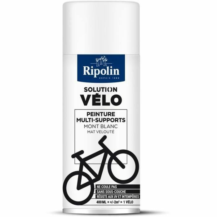 Peinture en spray Ripolin Blanc Mat 500 ml