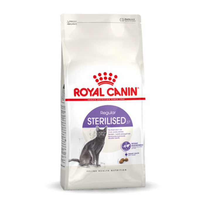 Aliments pour chat Royal Canin Sterilised 37 Adulte Poulet Oiseaux 10 kg 1