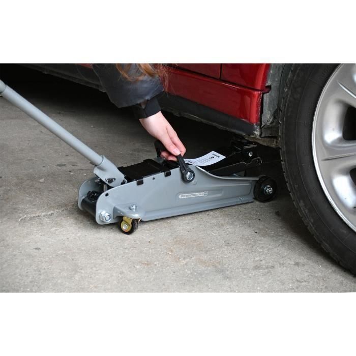 Cric hydraulique - PRECISION STEEL - Rouleur plat 1,8T 4 Cric hydraulique - PRECISION STEEL - Rouleur plat 1,8T 4