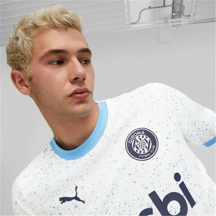 Maillot de Football à Manches Courtes pour Homme Puma Girona FC visitante 23/24 Blanc 2