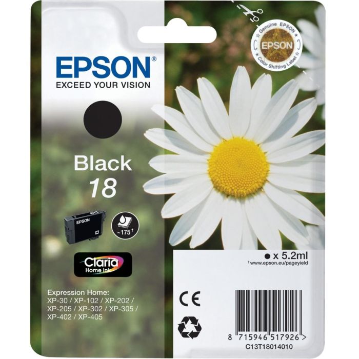 Epson Tinte 18 black T1801 0 Epson Tinte 18 black T1801 0
