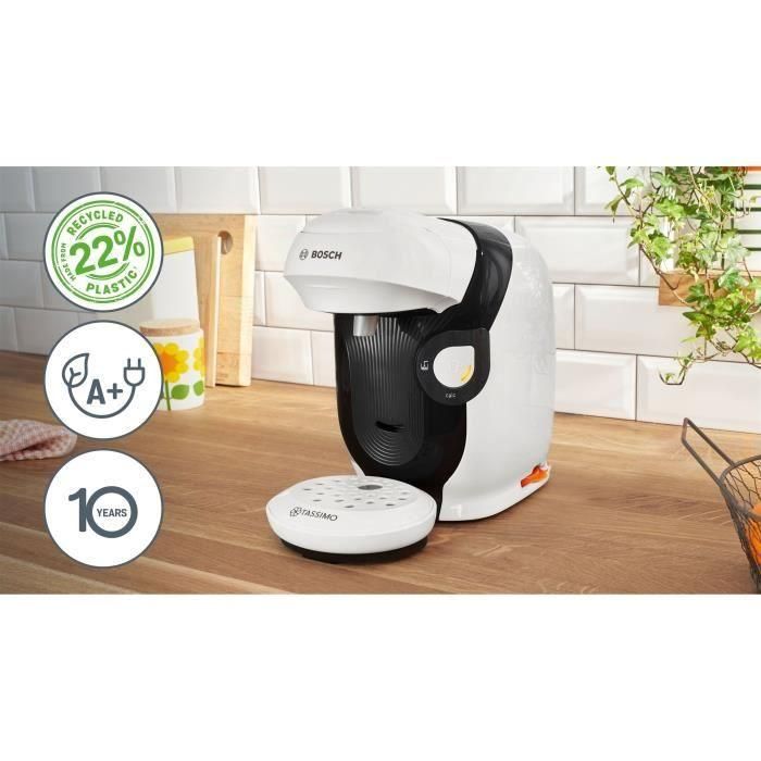 Machine a café multi-boissons - BOSCH - TASSIMO - T11 Style blanc - 1400 W 1
