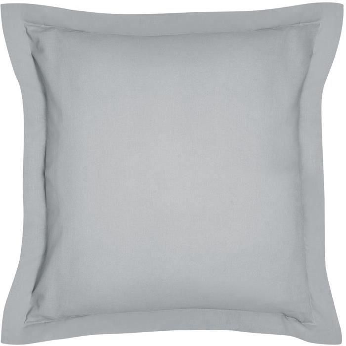 Taie d'oreiller - TODAY - 63 x 63 cm - Coton bio - Certifié GOTS - oeko-Tex 2