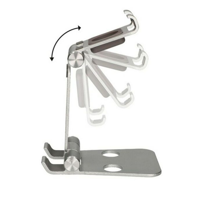 Support pour Mobiles KSIX Swivel Argenté 8