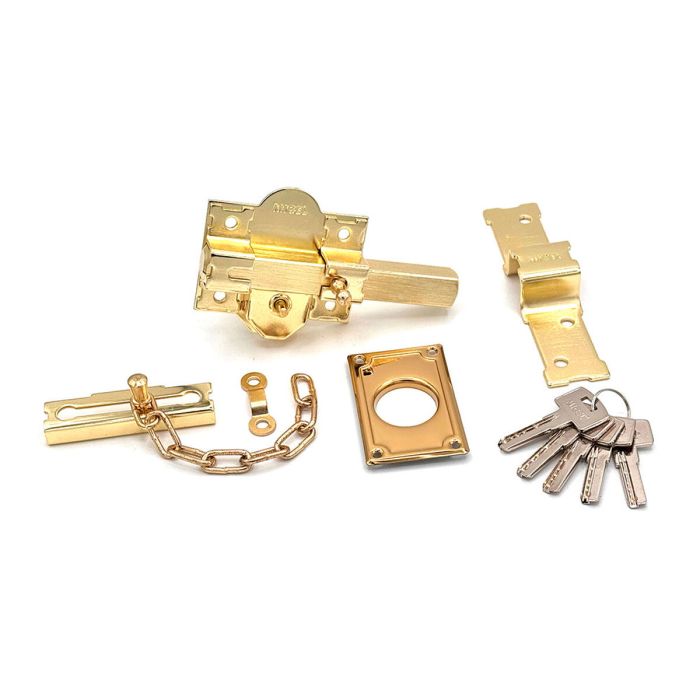 Serrure de sécurité Micel crr10 86b/50 Acier Laiton 50 mm Recouvrir 5