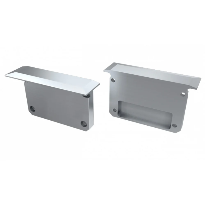 Bouchon de Fin de Profil INSO - Aluminium - Blanc 3 Bouchon de Fin de Profil INSO - Aluminium - Blanc 3