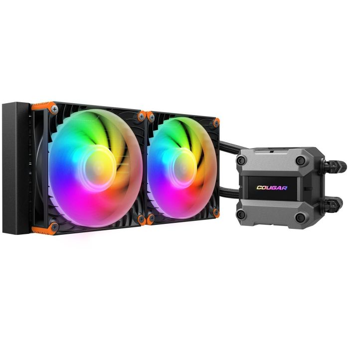 K COUGAR CPU Wasserkühlung Poseidon Ultra 240, ARGB, Schwarz 1