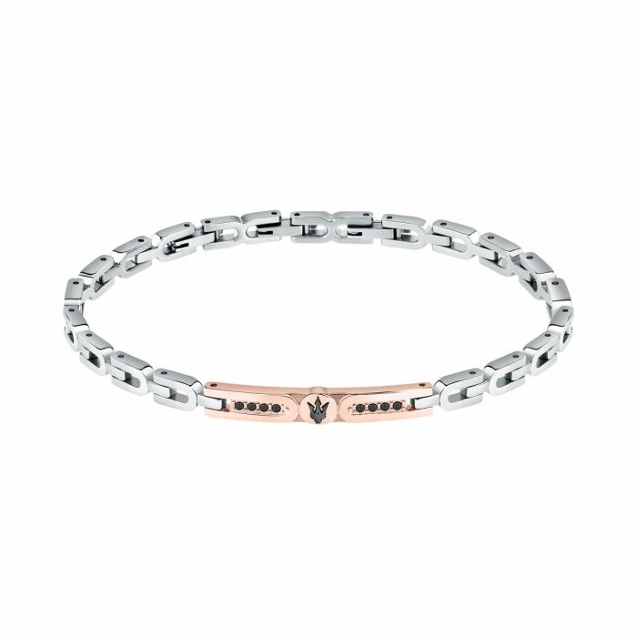 Bracelet Homme Maserati Acier inoxydable 21,5 cm Argenté 6