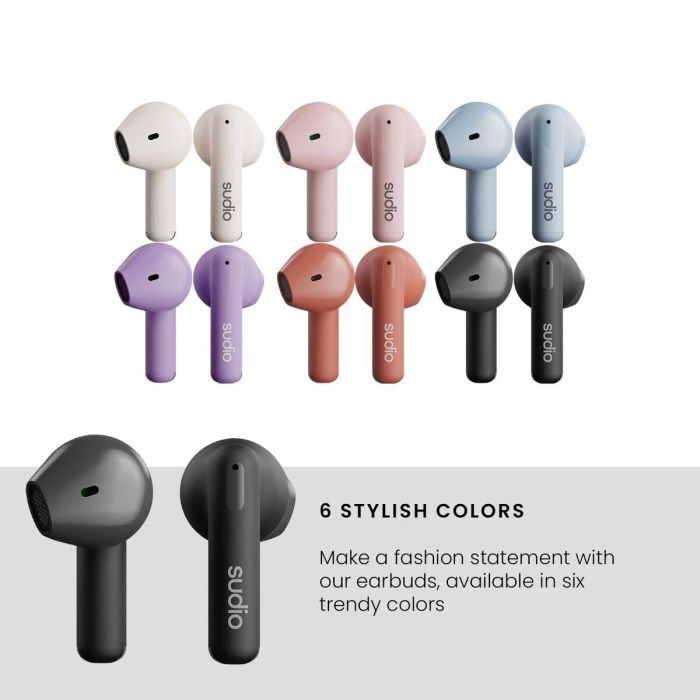 Écouteurs in Ear Bluetooth Sudio A1 True Wireless Noir 10
