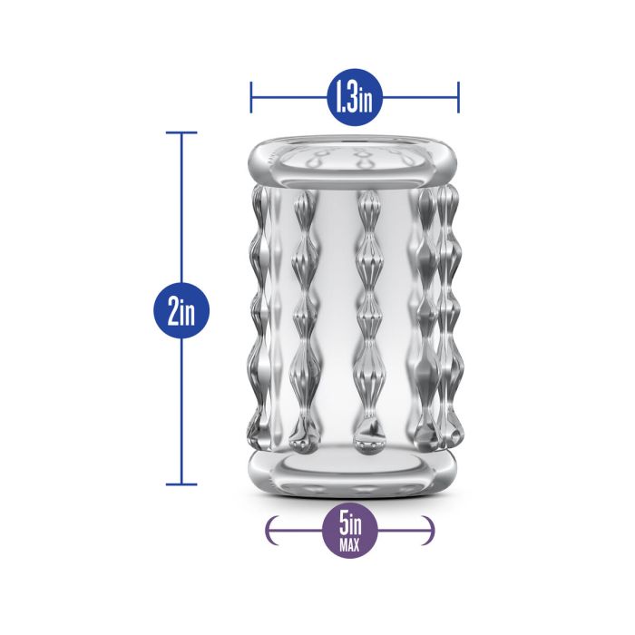 Manchon de pénis Blush Stay Hard Ø 3,2 cm 2 Manchon de pénis Blush Stay Hard Ø 3,2 cm 2